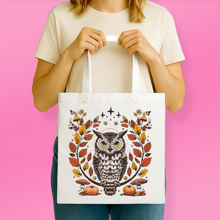 Autumn Owl Tote Bag
