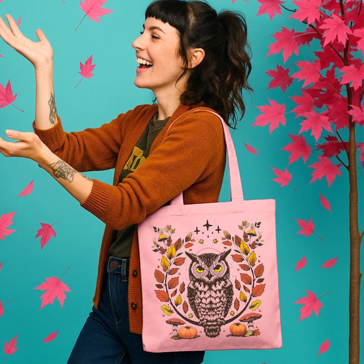 Autumn Owl Tote Bag