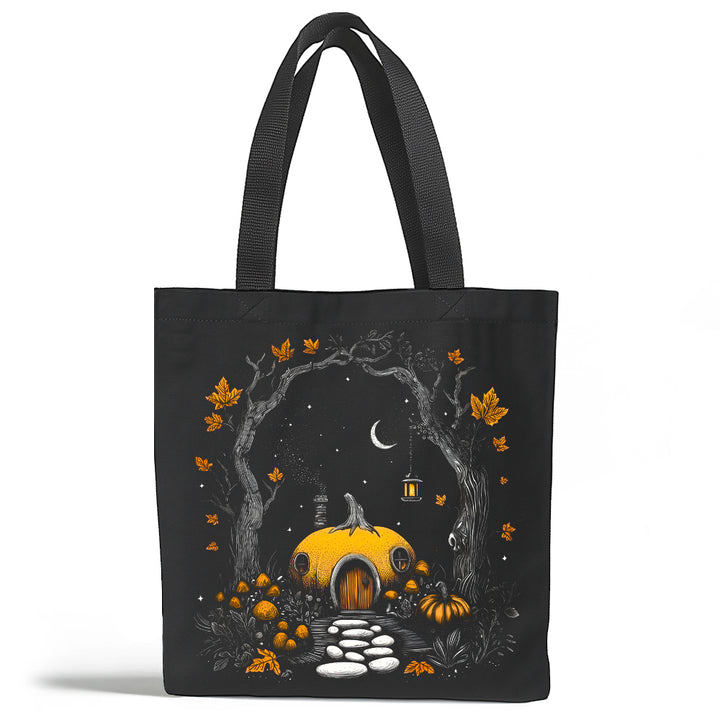Forest Pumpkin House Tote Bag