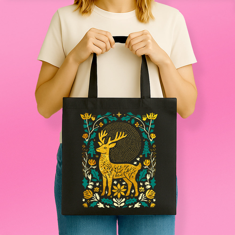 Forest Deer Tote Bag