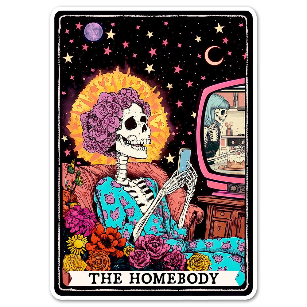 The Homebody Tarot Sticker - Loftipop