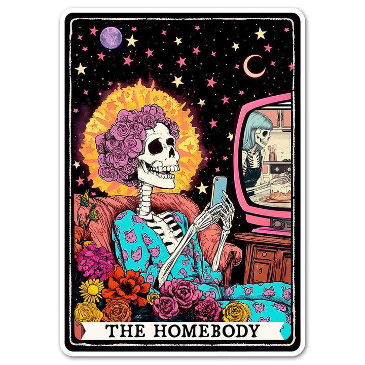 The Homebody Tarot Sticker - Loftipop