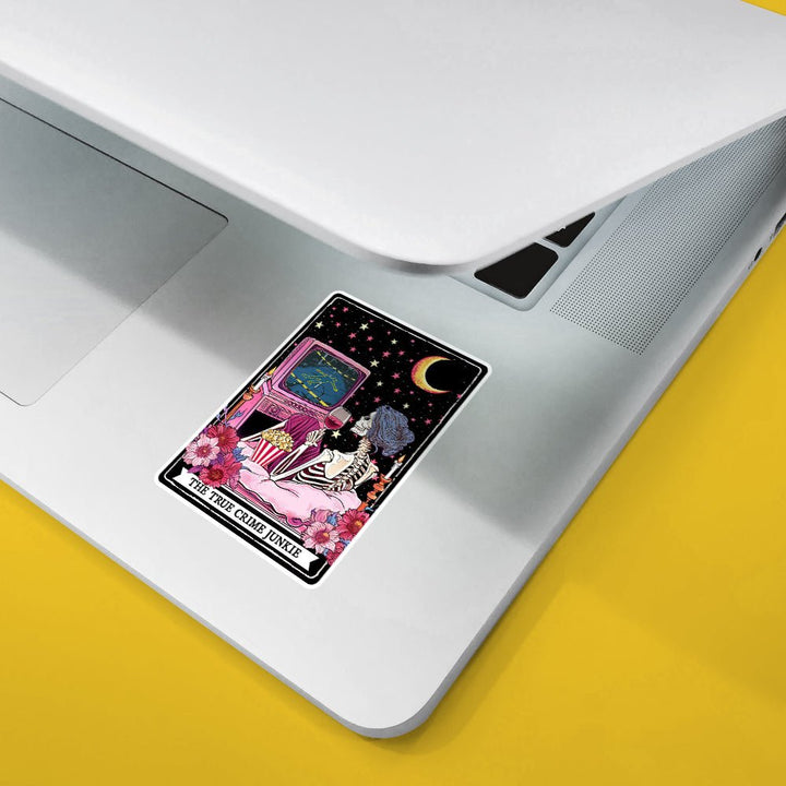 The True Crime Junkie Tarot Sticker - Loftipop
