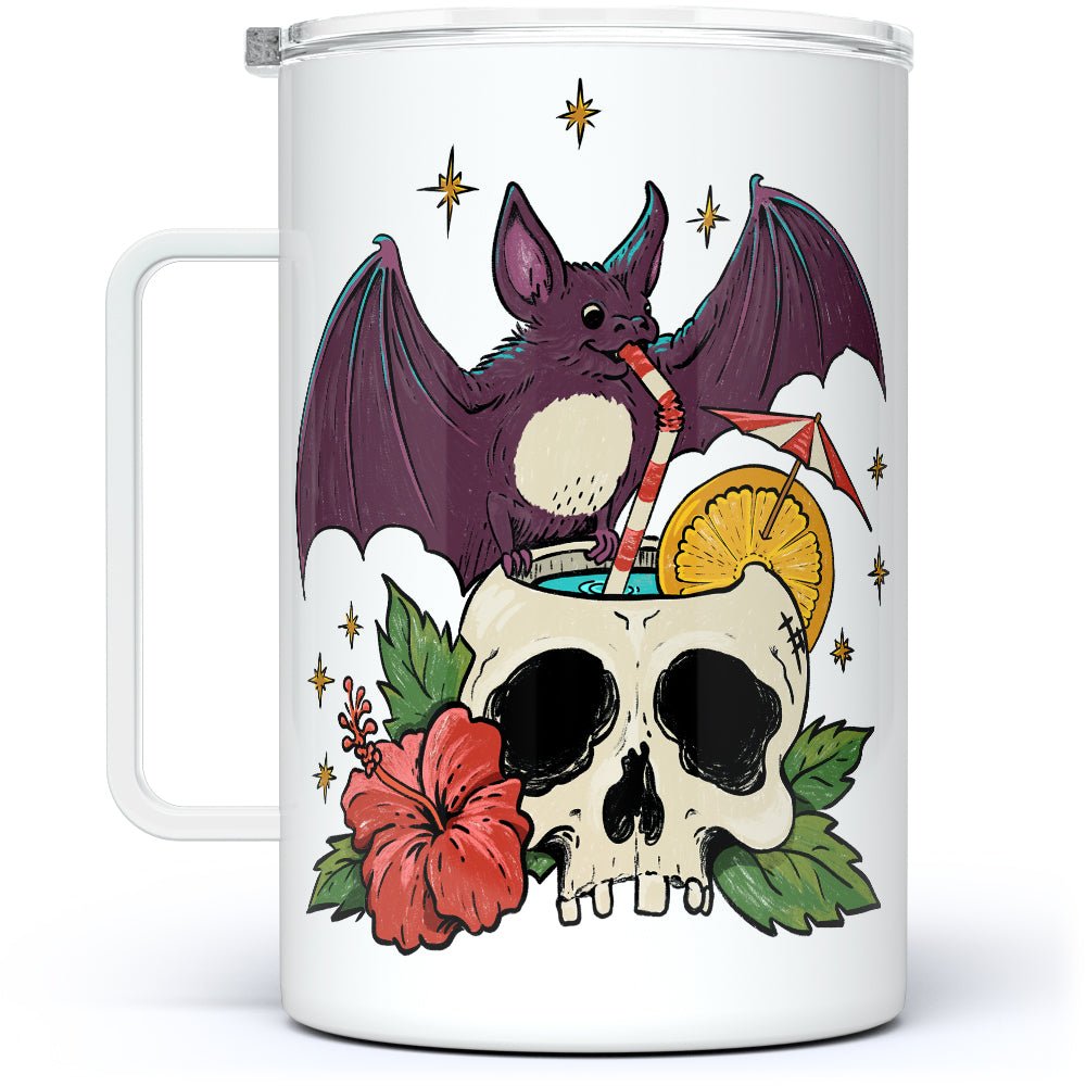 Tiki Bat Insulated Travel Mug - Loftipop