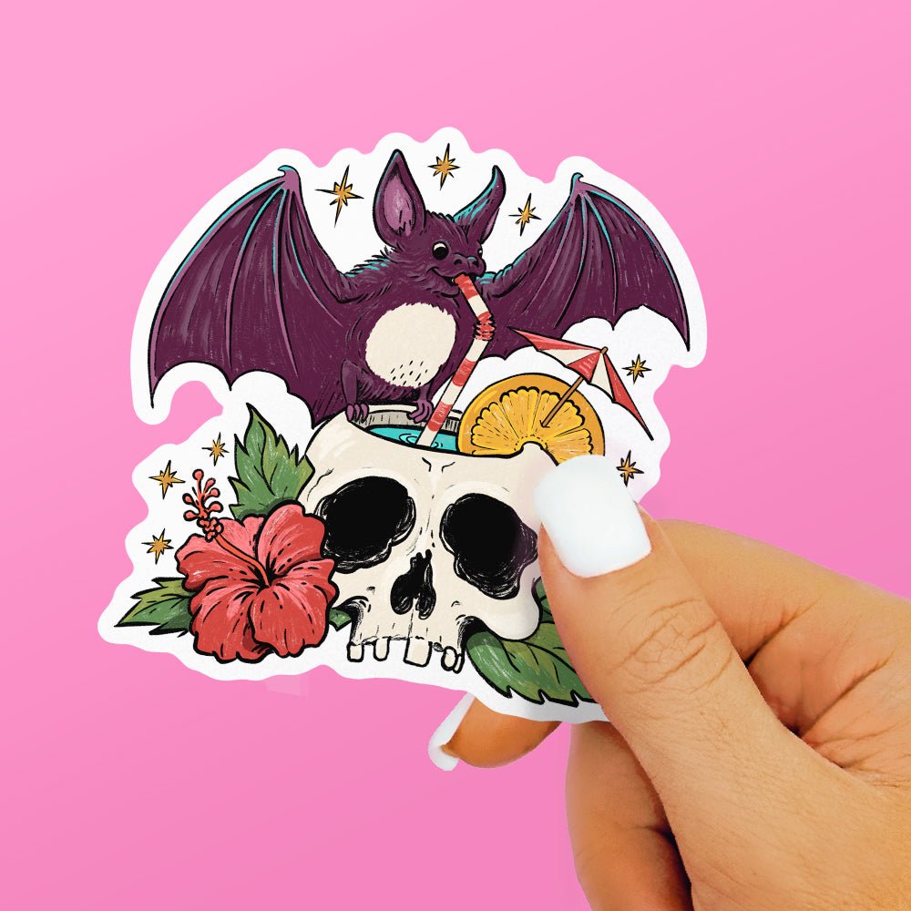 Tiki Bat Sticker - Loftipop