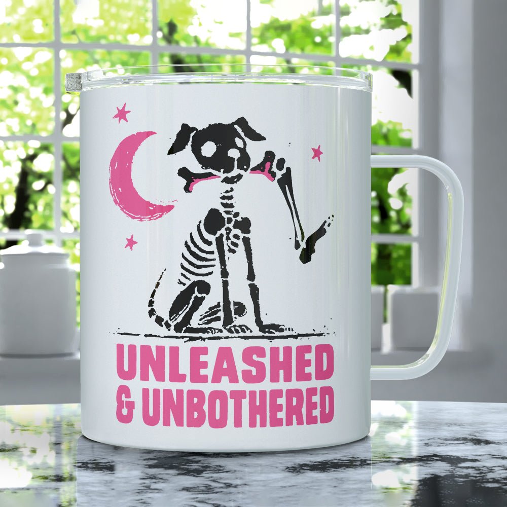 Unleashed & Unbothered Insulated Travel Mug - Loftipop