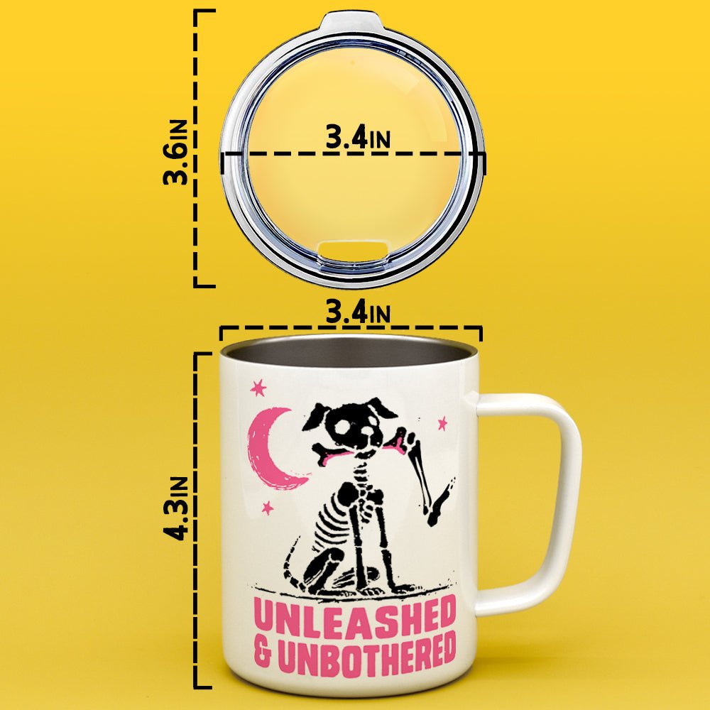 Unleashed & Unbothered Insulated Travel Mug - Loftipop