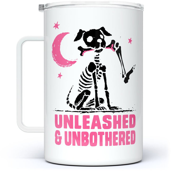 Unleashed & Unbothered Insulated Travel Mug - Loftipop
