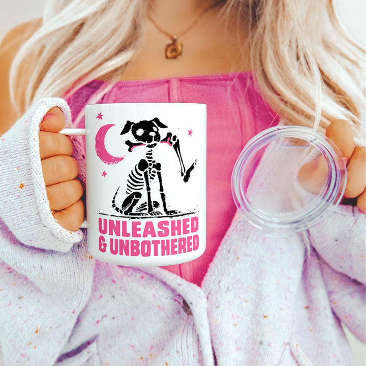 Unleashed & Unbothered Insulated Travel Mug - Loftipop