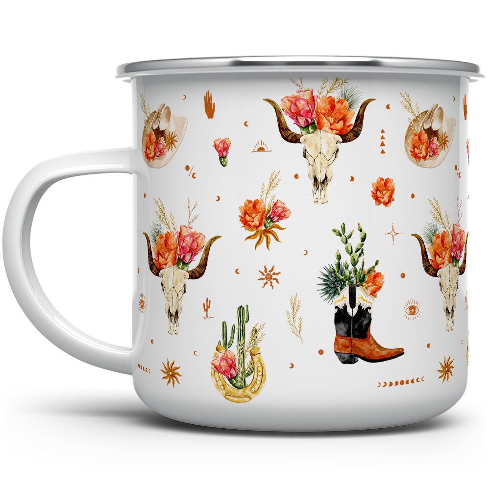 Western Desert Pattern Camp Mug - Loftipop