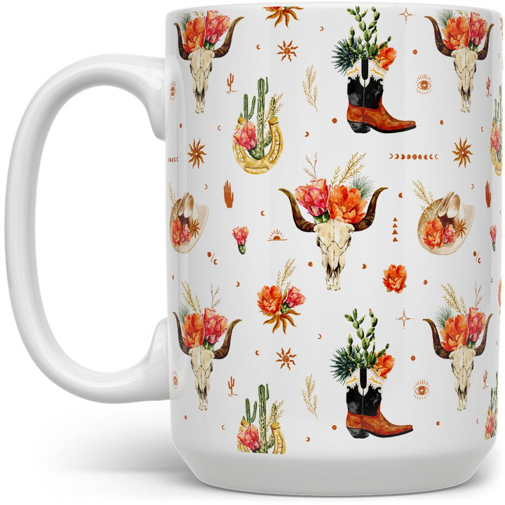 Western Desert Pattern Mug - Loftipop