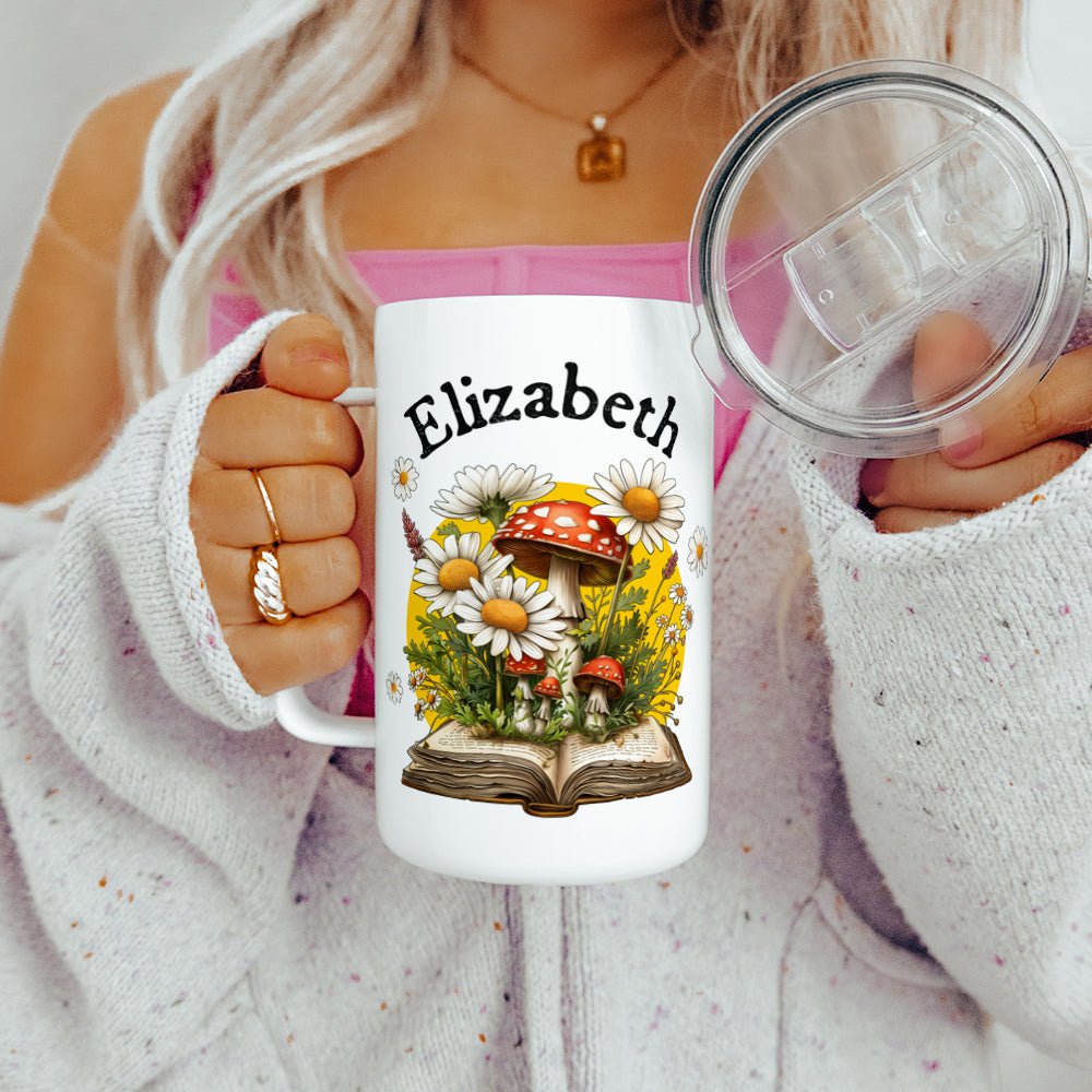 Woodland Personalized Name Insulated Travel Mug - Loftipop