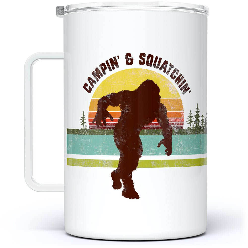 Campin & Squatchin Insulated Travel Mug - Loftipop