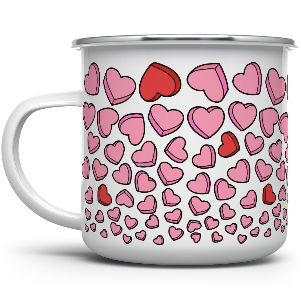 Candy Hearts Camp Mug - Loftipop