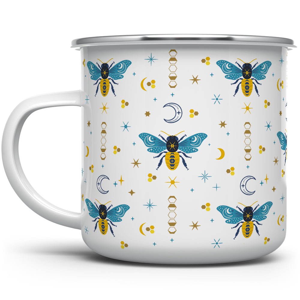 Celestial Bee Pattern Camp Mug - Loftipop