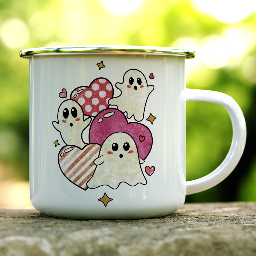 Ghosts and Hearts Camp Mug - Loftipop