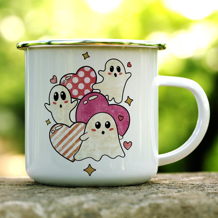 Ghosts and Hearts Camp Mug - Loftipop