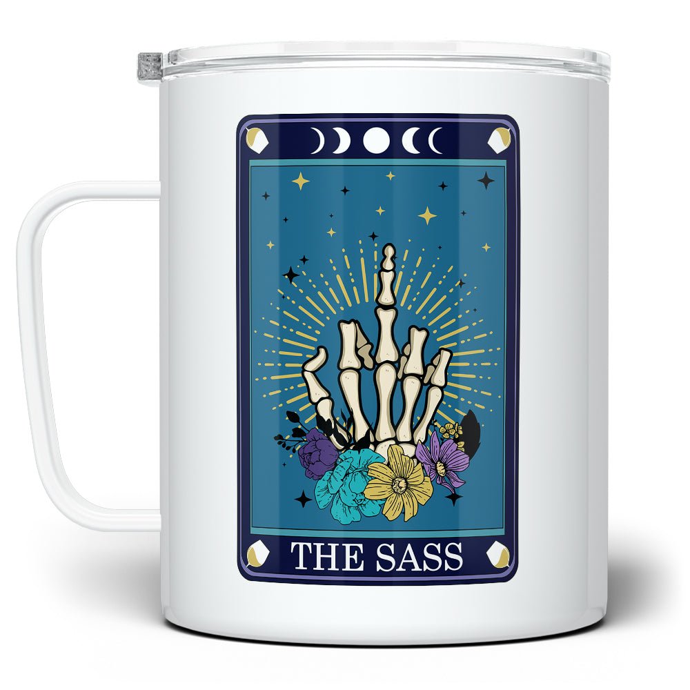 The Sass Tarot Card Insulated Travel Mug - Loftipop