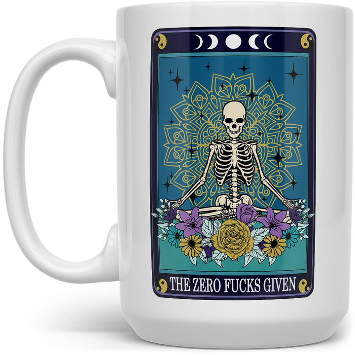 The Zero Fucks Given Tarot Card Mug - Loftipop