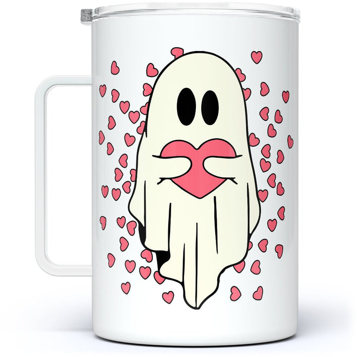 Valentine Ghost Insulated Travel Mug - Loftipop